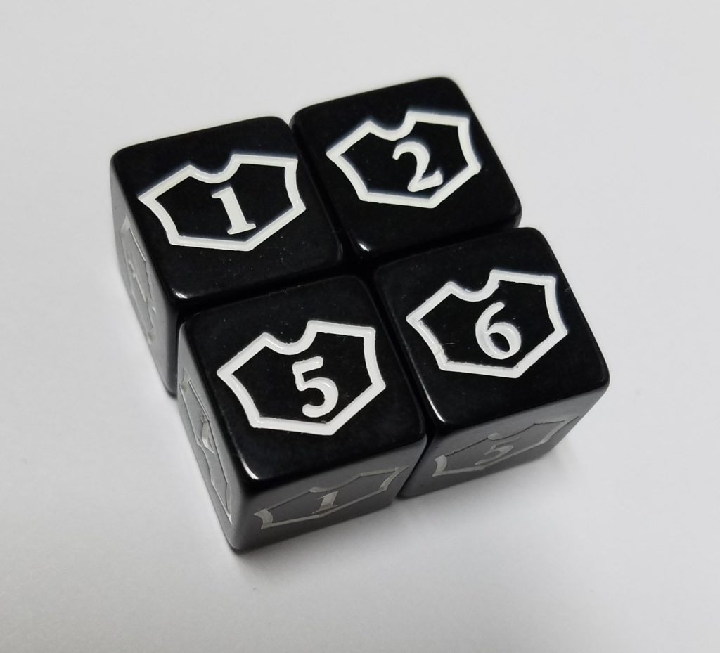 MTG Planeswalker Loyalty Dice Set - 8 Purple Dice (1-6 & 7-12) For Magic: The Gathering
