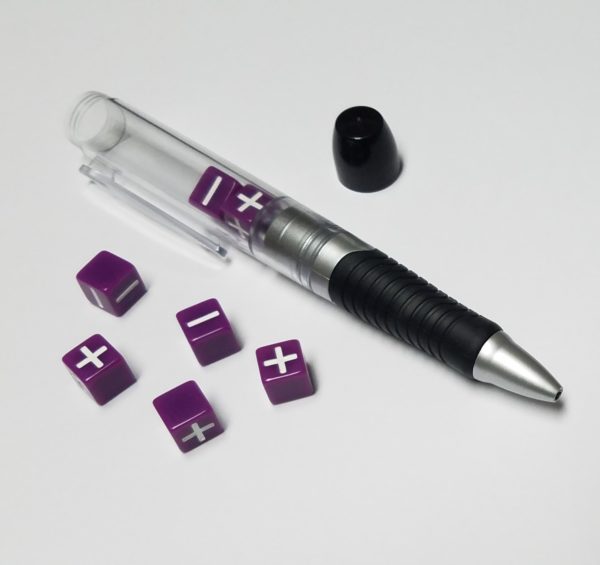 The Dice Pen - With Fate Fudge Dice