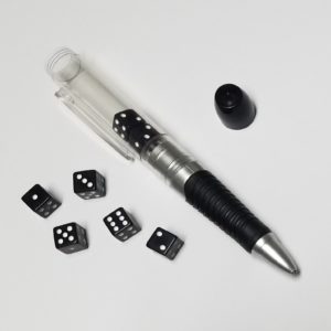 The Dice Pen - With Standard Dice