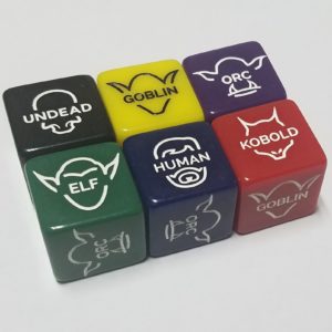 Creature Dice / Minimalist Miniatures (6 Pack)
