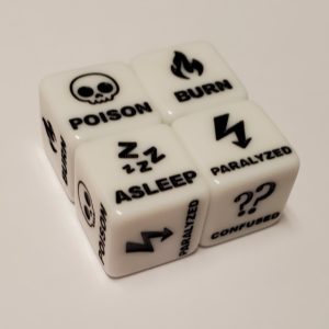 Pokémon TCG Special Condition Status Dice