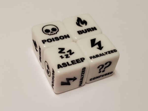 Pokémon TCG Special Condition Status Dice