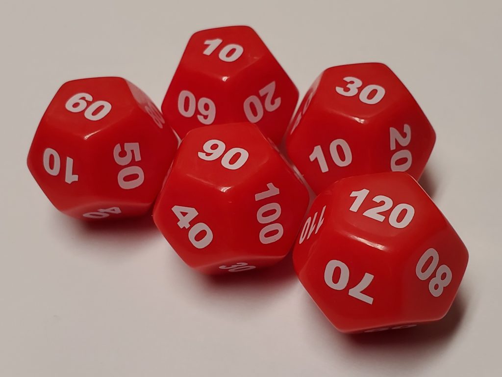 Pokémon TCG Large Printed d12 Damage Counters – Rook Robot Gaming