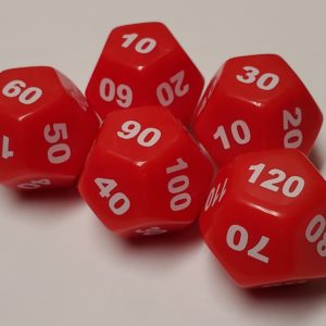 Pokémon TCG Large Printed d12 Damage Counters
