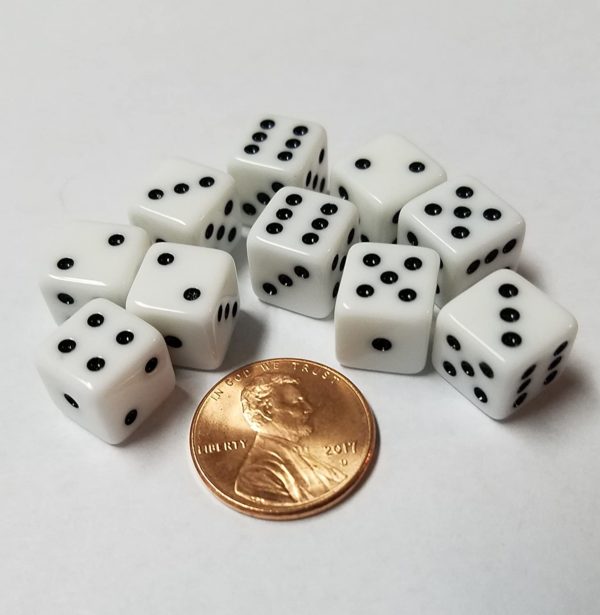 10mm Small Dice with Dots