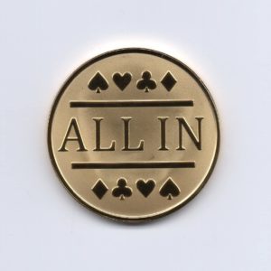 All-In Poker Chip Gold