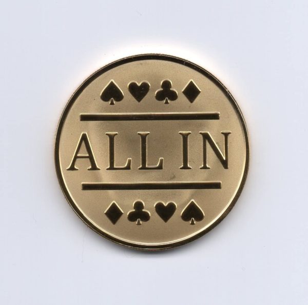 All-In Poker Chip Gold