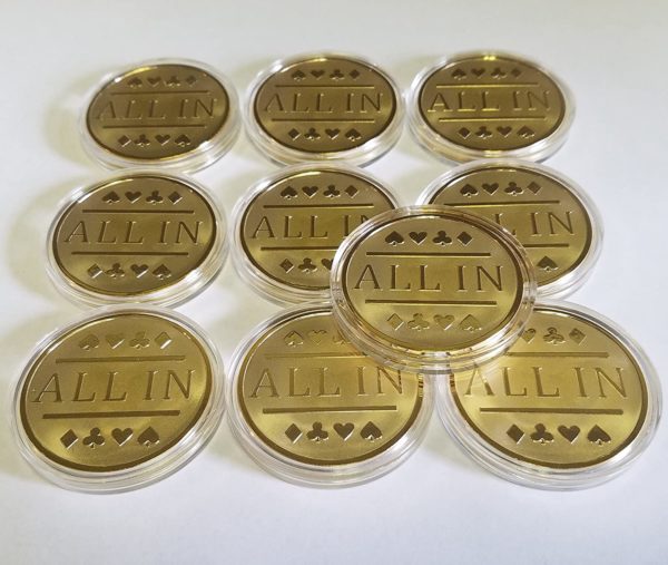 All-In Poker Chip Gold - Image 4