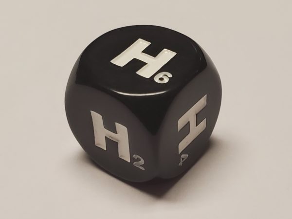 Heads and Tails Dice (Black) - Image 2