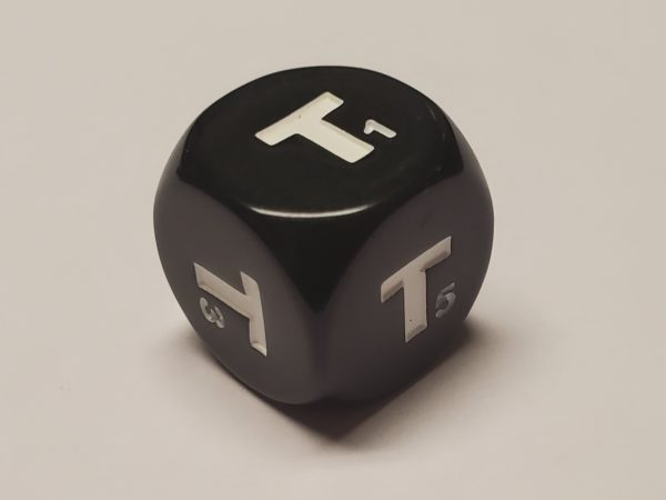 Heads and Tails Dice (Black) - Image 3
