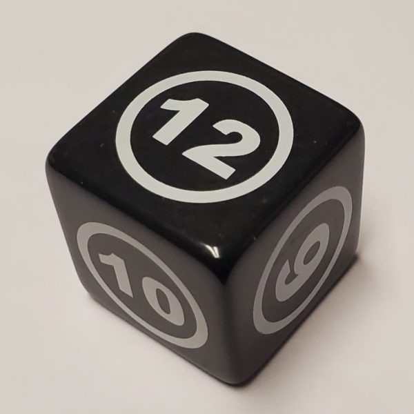 Oversized Command Zone Dice 2-12 (25mm) - Image 2