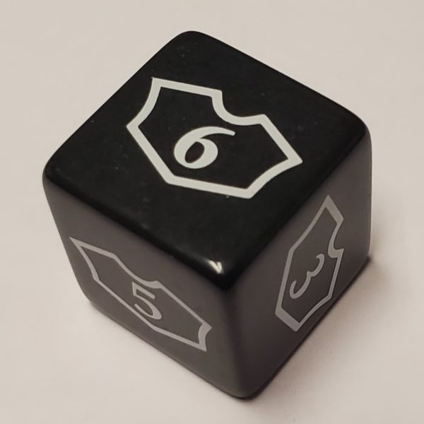 Oversized Loyalty Counter Dice 1-6 (25mm) - Image 2