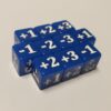 Minimalist Stats Modifier Dice (Blue)