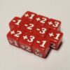 Minimalist Stats Modifier Dice (Red)