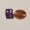 Minimalist Stats Modifier Dice (Purple) - Image 2