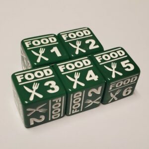 Food Token Dice