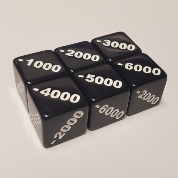 Negative 1000 Dice
