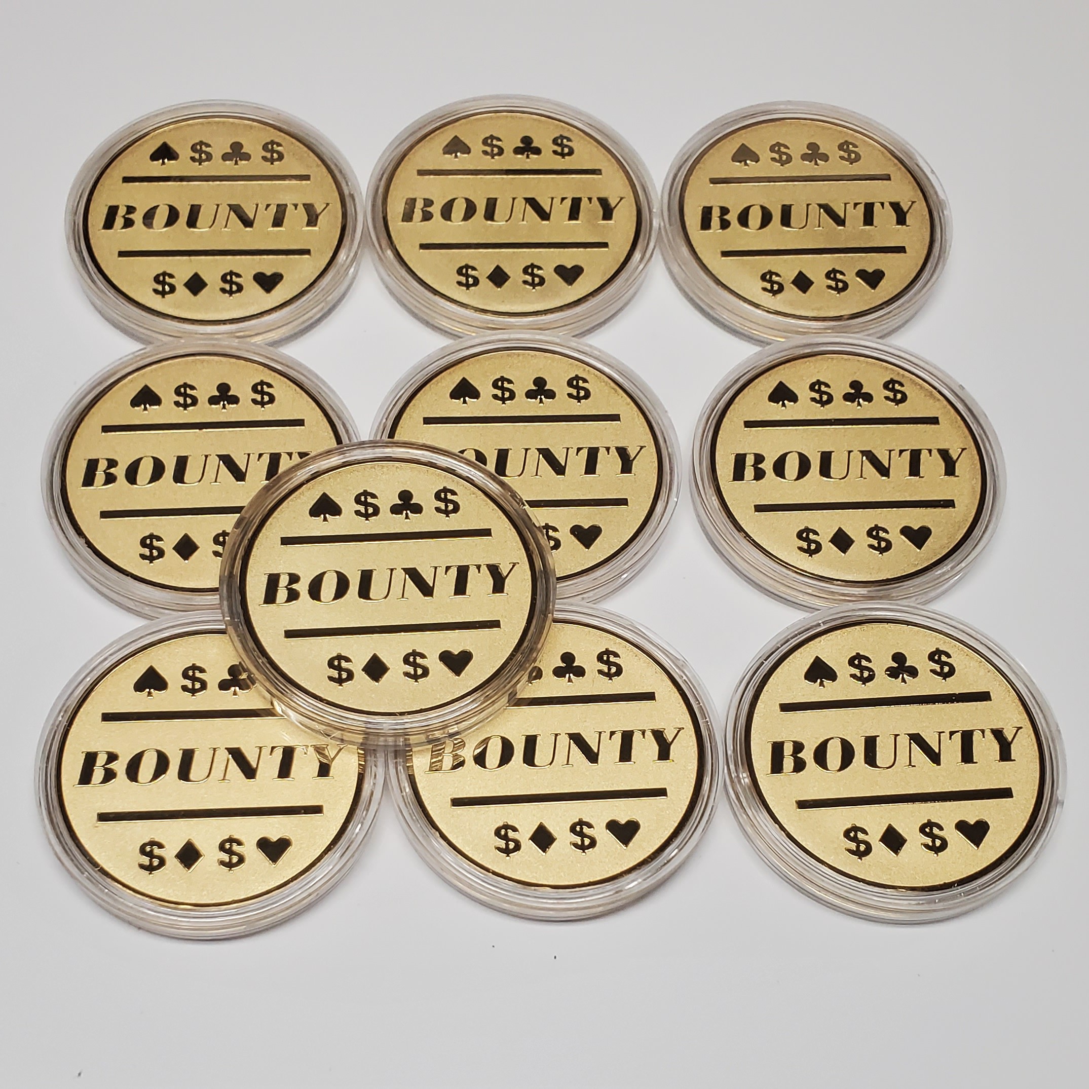 Gold Clad Bounty Poker Chip 10 Pack - Image 4