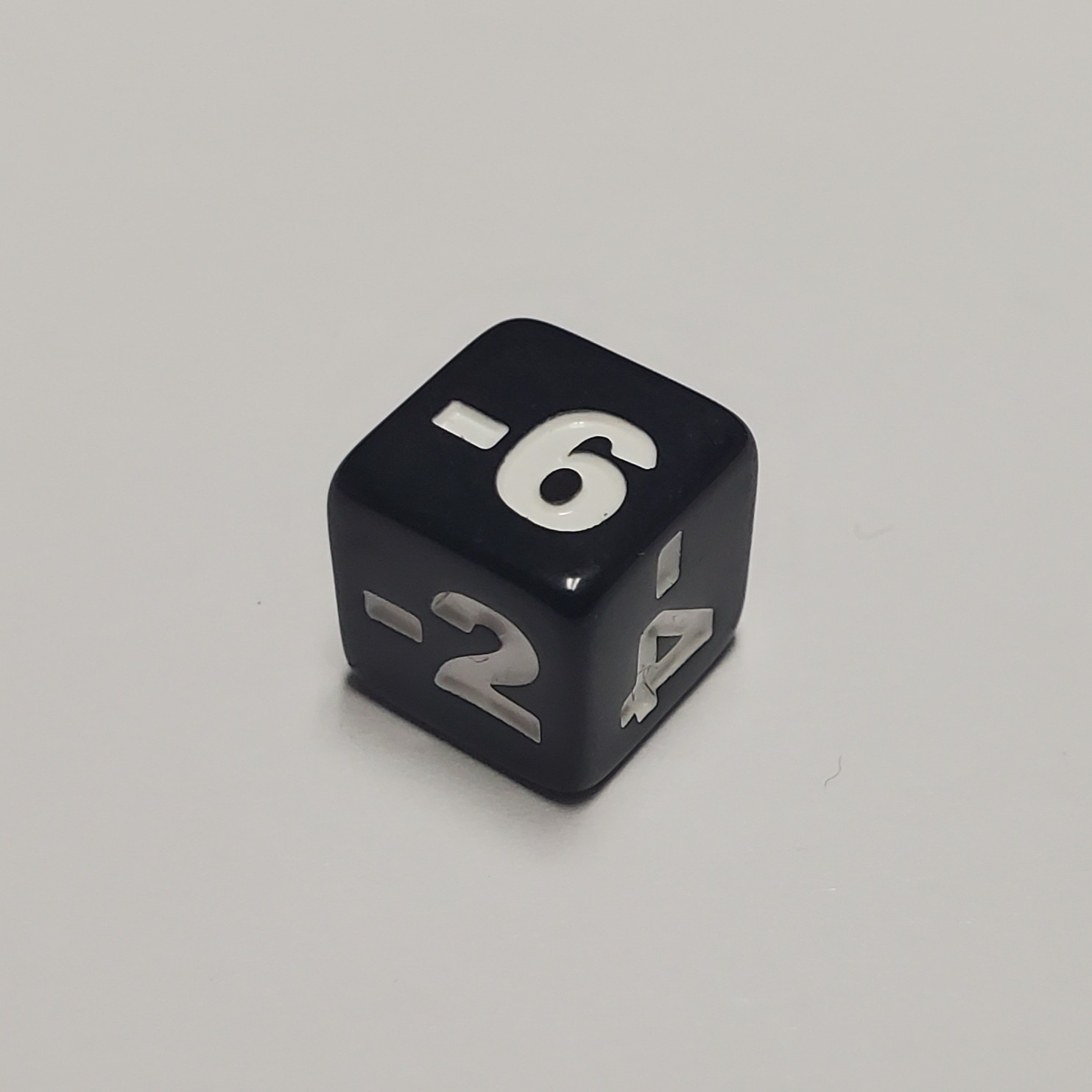Minimalist Negative Stats Modifier Dice (Black) - Image 8