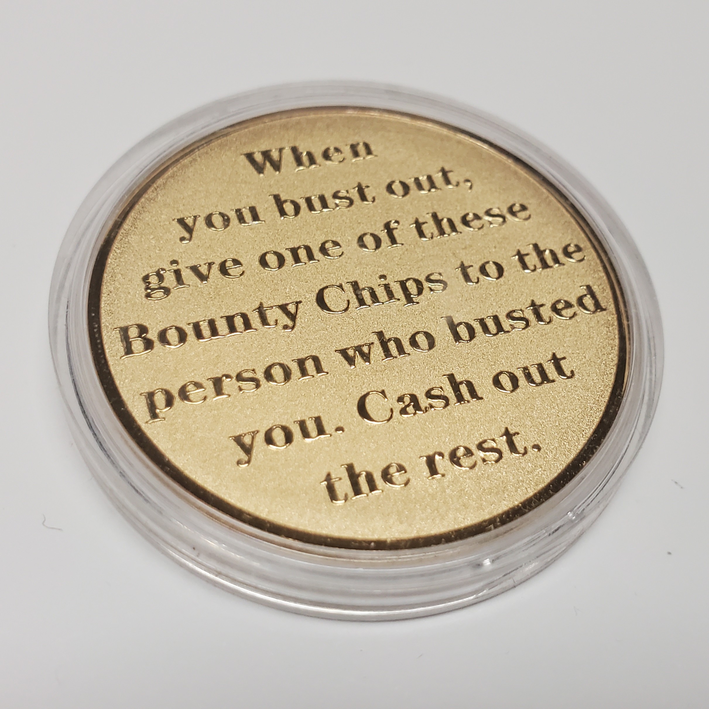 Gold Clad Bounty Poker Chip 10 Pack - Image 3