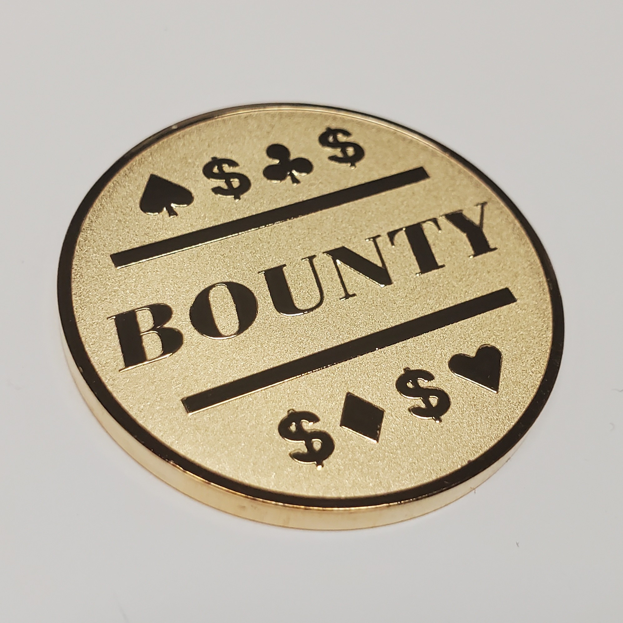 Gold Clad Bounty Poker Chip 10 Pack - Image 5